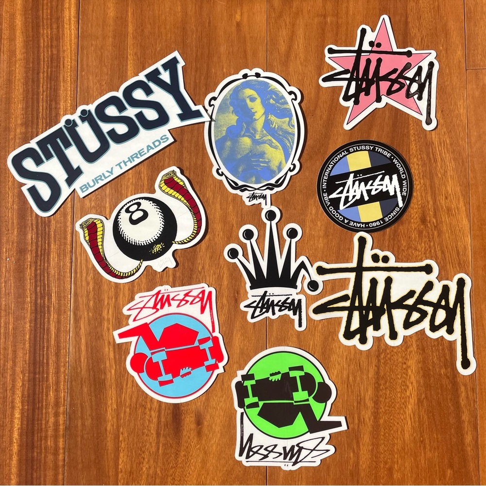 Pack of 9 Stussy Stickers